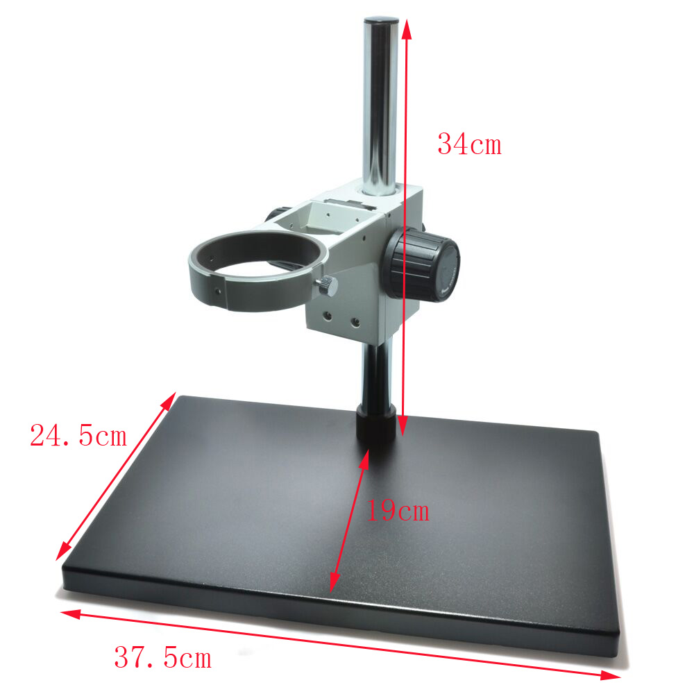 adjustable stereo microscope stand with focus mount for digit