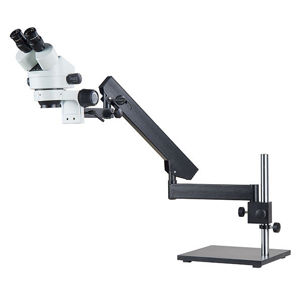 arculating arm boom stand