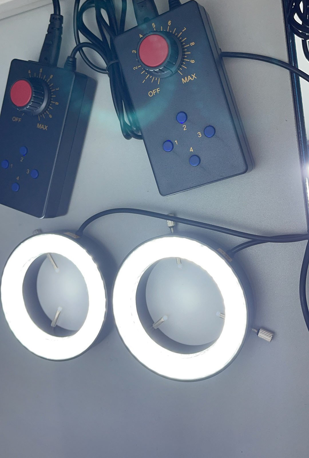 led ring light for microscope