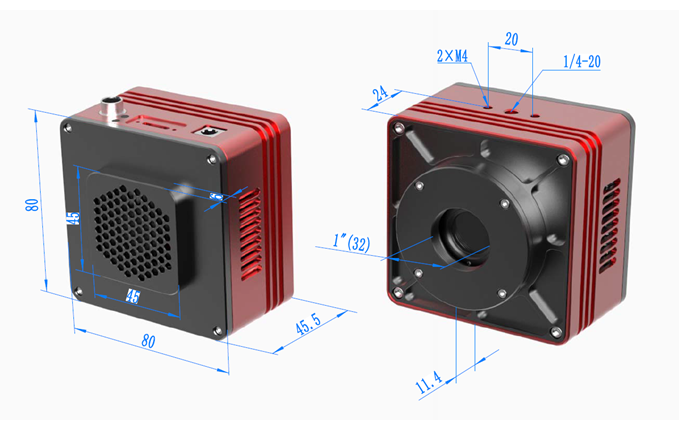 diamension SWIR camera