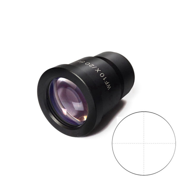 Dashed crosshair eyepiece lens graticule reticle dual axis broken crossline - Image 2