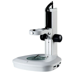 microscope stand  focus rack 76mm with stage clips track stand