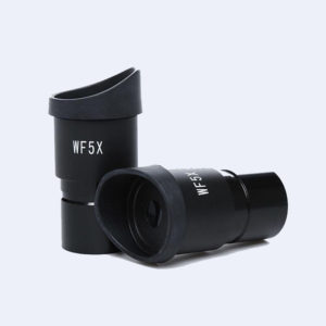 wide field WF5X eyepiece for stereo microscope rubber cup