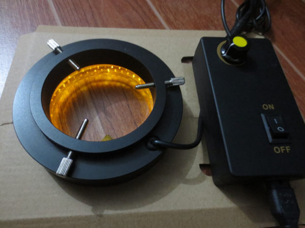 590nm wave length yellow lightness microscope illumination ring led lamp - Image 2