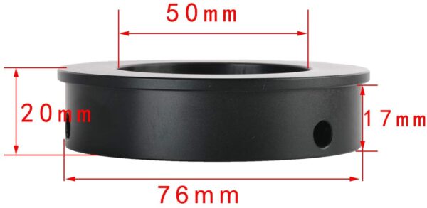 Focusing rack adaptor 76mm to 50mm focus racket interface converter - Image 2